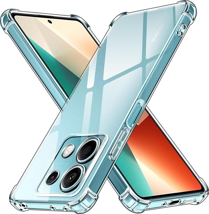 Actual product image Techsuit - Shockproof Clear Silicone - Xiaomi Redmi Note 13 Pro 4G / Poco M6 Pro 4G - Clear (Xiaomi Redmi Note 13 Pro 4G)