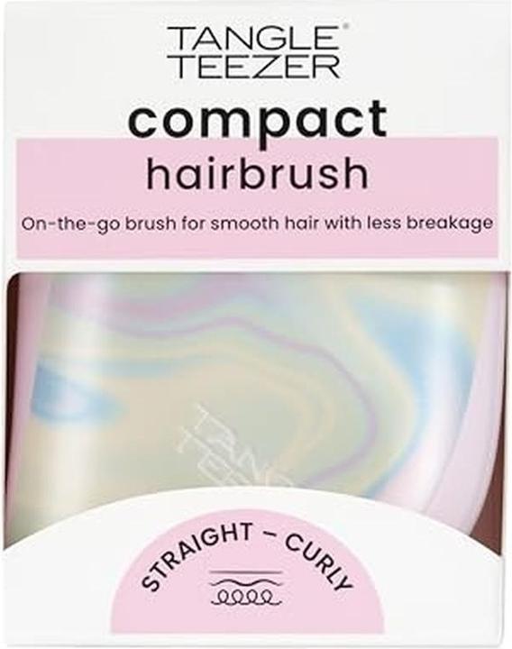 Actual product image Tangle Teezer The Compact Styler Detangling Hairbrush with Protective Cover Two-Tiered Teeth Design