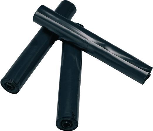 Produktbild NPA Plast AB Abfallsäcke, 125 l, 75 x 115 cm, 50 my, schwarz, Rolle mit 25 Stück.