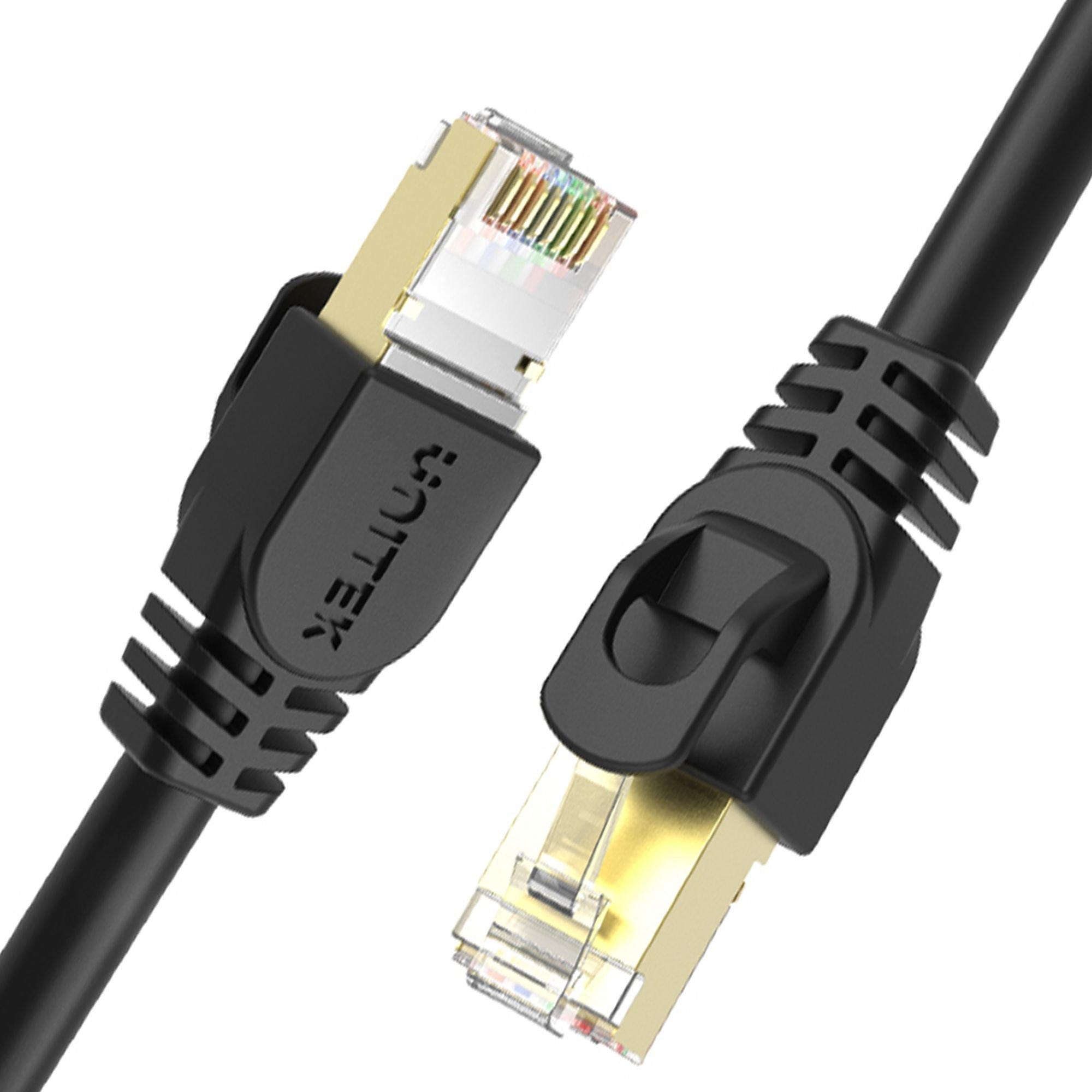 Thumbnail - Unitek C1815EBK Netzwerkkabel Schwarz 10 m (S/FTP, 20 m), Netzwerkkabel