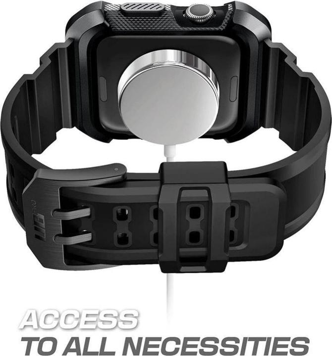 Actual product image Supcase UNICORN BEETLE PRO Apple Watch 4/5/6/7 / SE (44/45 MM) BLACK (44 mm)