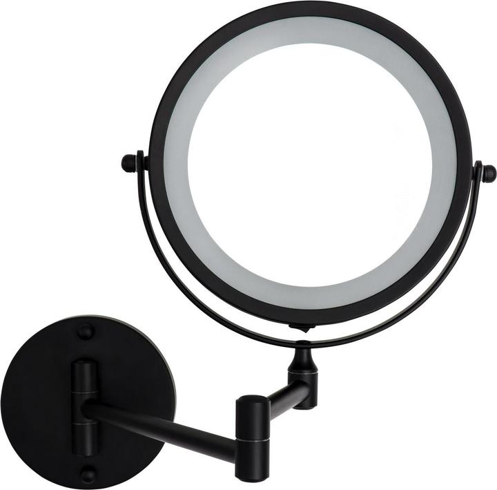 Actual product image Ridder Wall Make-Up Mirror Mary M Black W/ LED