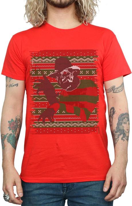 Produktbild Absolute Cult Christmas Fair Isle TShirt (M)