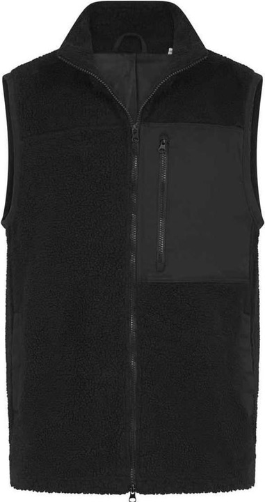 Actual product image Front Row Unisex Adult Sherpa Recycled Gilet (L)