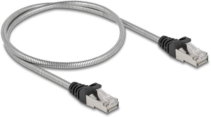 Actual product image Delock RJ45 cable Cat.6A U/FTP with metal jacket 0.5 m (U/FTP, CAT6a, 0.50 m)