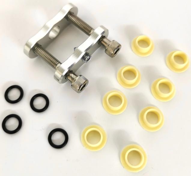 Actual product image Cane Creek Axle press tool including spare bearing kit and O-rings, eeSilk | eeSilk+