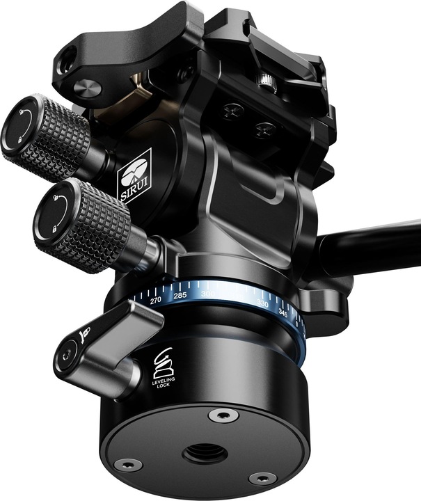 Productafbeelding Sirui KV-10 Mini vloeistof video pan head met Arca Swiss Quick Release en waterpasvoet (Videokop)