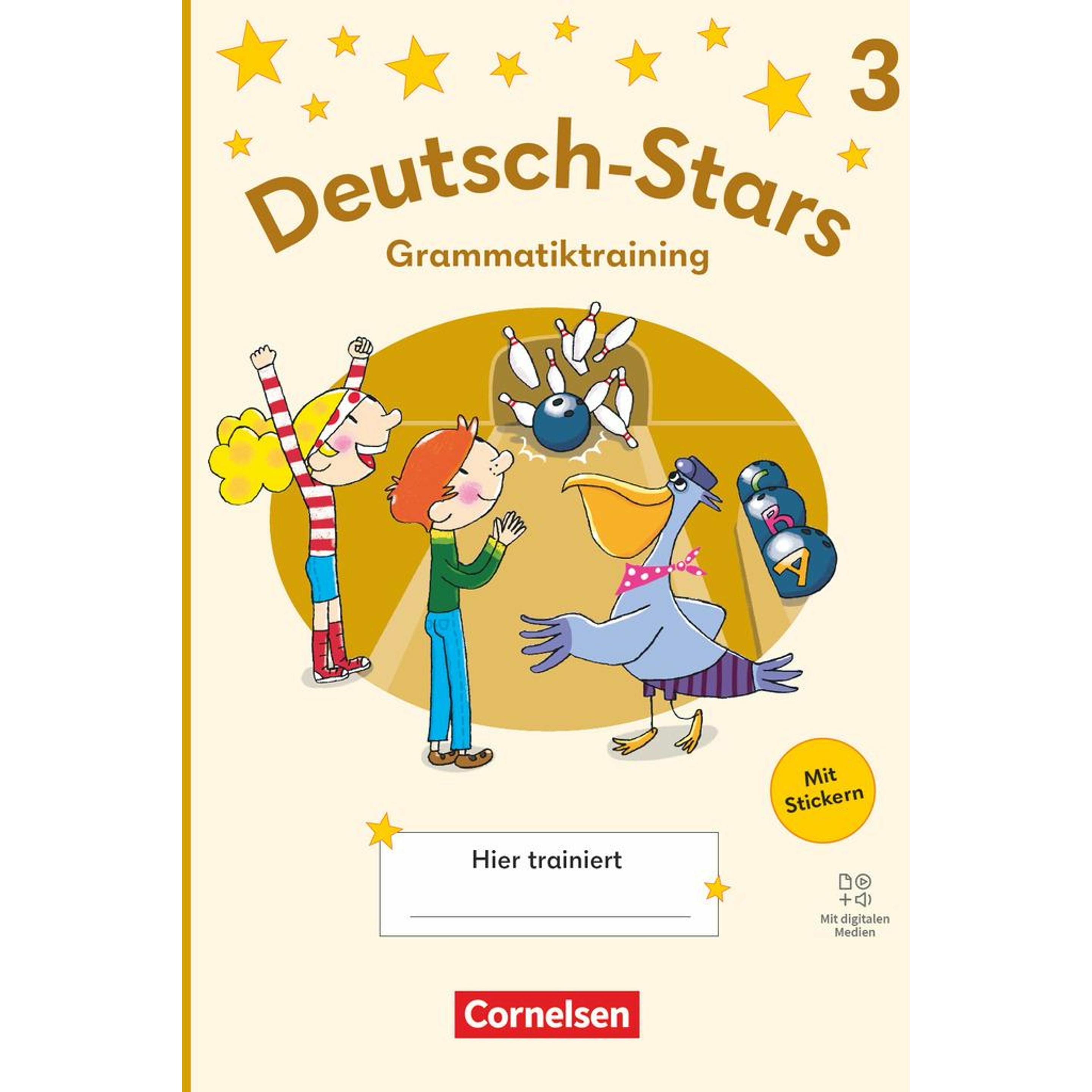 Deutsch-Stars, Grammatiktraining Ausgabe 2025, 3. Schuljahr, Grammatiktraining, Übungsheft, Mit, Schulbücher