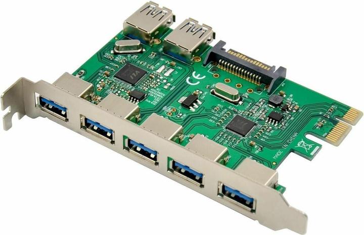 MicroConnect Scheda PCIe USB 3.0 a 7 porte