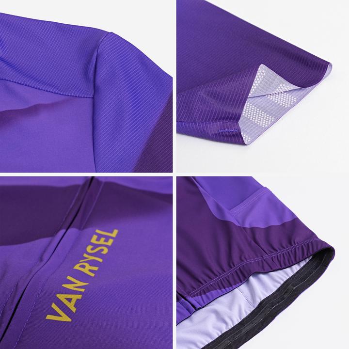 Produktbild Van rysel Radtrikot Rennrad kurzarm Sommer Unisex Racer 2 Lila (XXL)