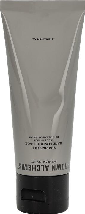 Actual product image Grown Alchemist GROWN Beauty - Shaving Gel: Sandalwood & Sage (75 ml, Shaving gel)
