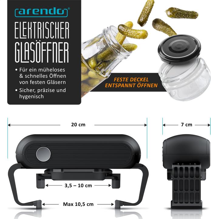 Actual product image Arendo Electric can opener