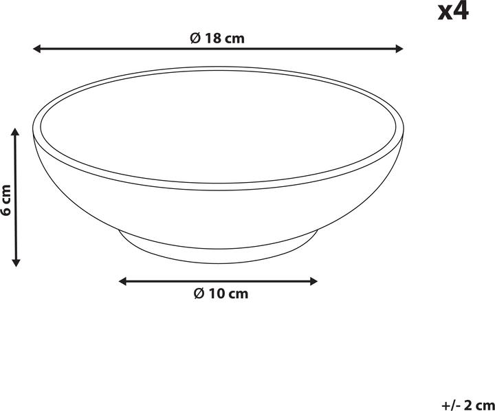 Produktbild Beliani Sesame (0.65 l, 4x)