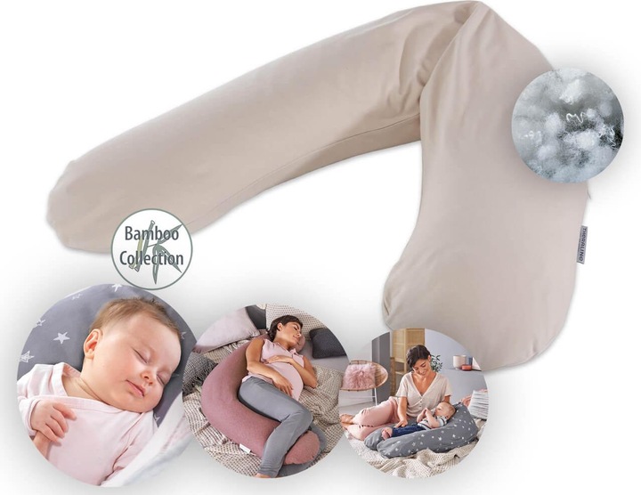 Produktbild Theraline Stillkissen "Das Original" mit Polyester Hohlfaser Füllung inkl. Bezug 190 cm (190 cm)