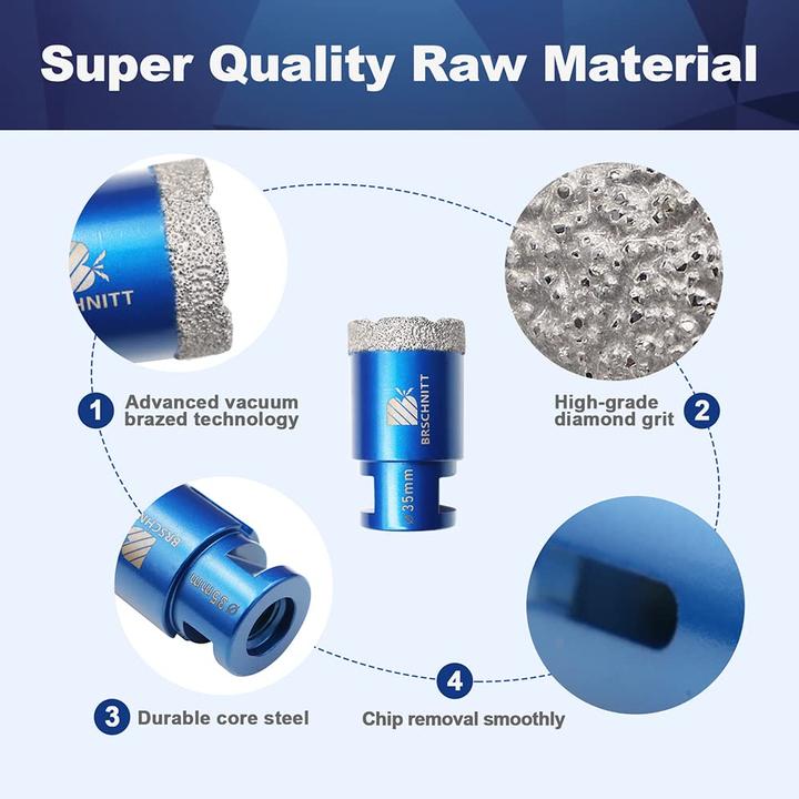 Produktbild Brschnitt BDB02004201R201 Fliesenbohrer Set (35 mm, 50 mm, 20 mm, 25 mm)