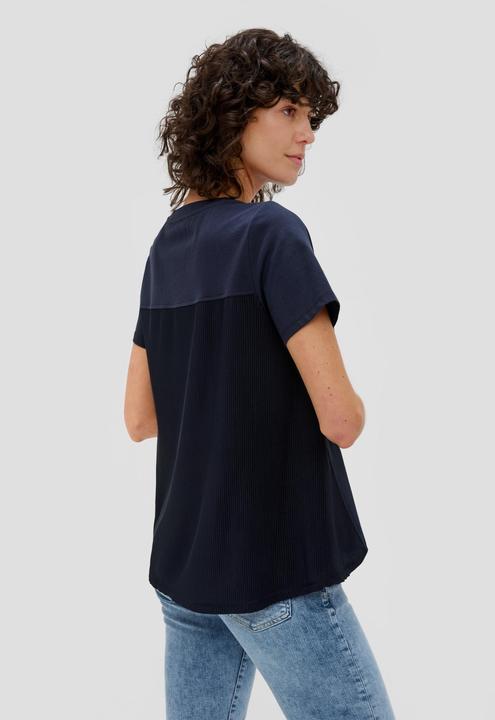 Image du produit S.Oliver T-Shirt T-Shirt mit Plisseefalten am Rücken (34)