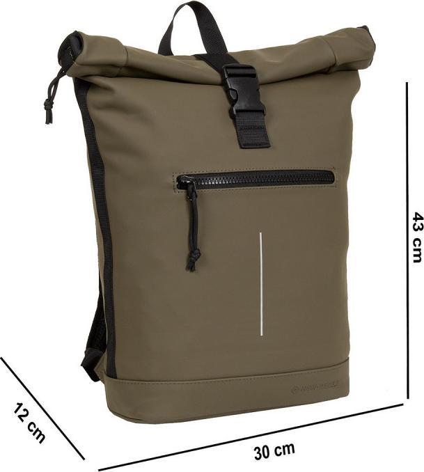 Actual product image New Rebels Mart - New York Rolltop Backpack 16L Olive (16 l)