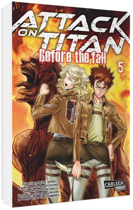 Produktbild Attack on Titan - Before the Fall, Band 5 (Deutsch, Hajime Isayama, 2016)