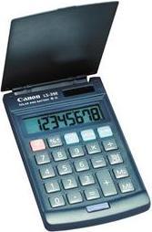Actual product image Canon LS-39 E calculator, solar/battery operation (Batteries, Solar cells)