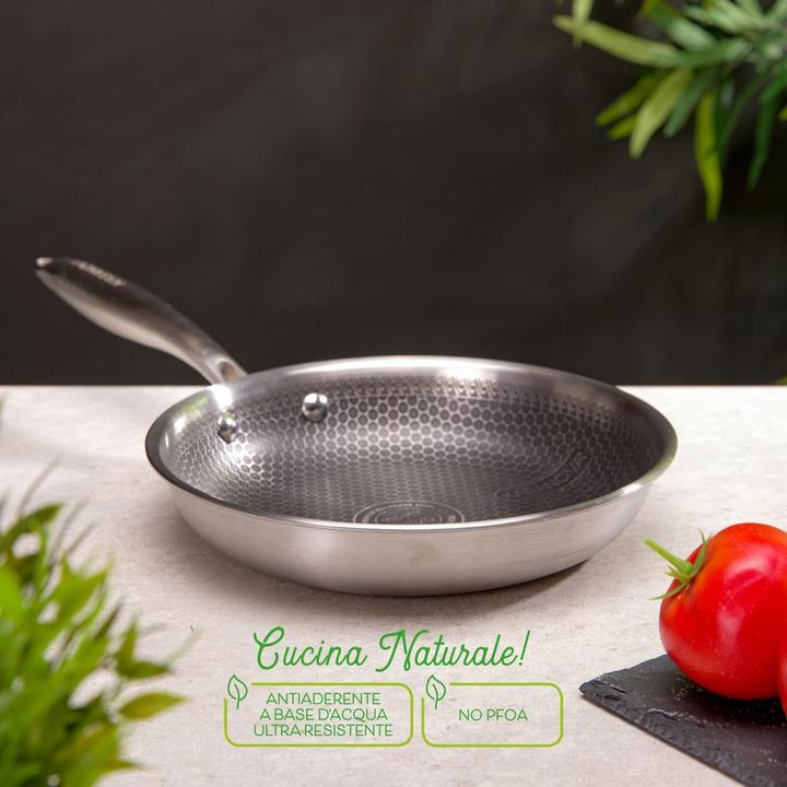 Productafbeelding Kasanova 8-teilige Antihaft-Kochgeschirr mit Glasdeckeln, induktionsgeeignet und ofenfest (Kookpotten en pannenset, Roestvrij staal)