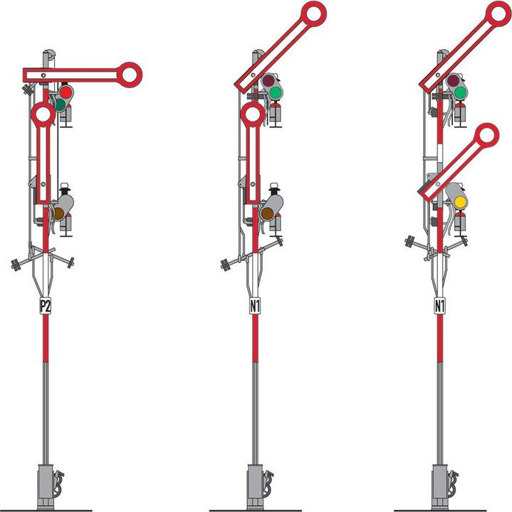 Productafbeelding Märklin H0 70411 Gevormd signaal 3 termen
