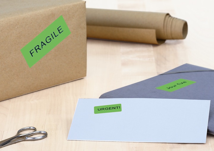 Actual product image Herma Colour labels A4 removable