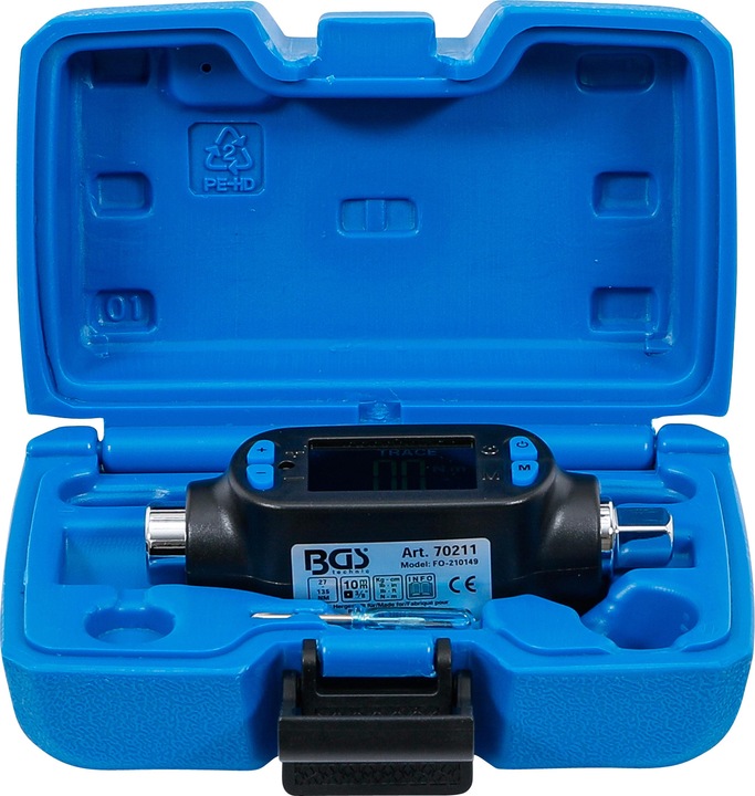 Produktbild BGS Digitaler Drehmoment-Adapter 10 mm (3/8") 27 - 135 Nm (3/8", 27 Nm, 135 Nm)