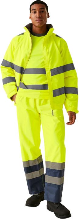 Actual product image Regatta Mens Pro Contract Dover Hi-Vis Jacket (S)