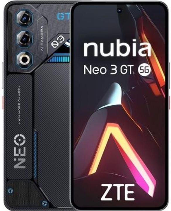 Actual product image Nubia Neo 3 GT 8GB/256GB Schwarz (256 GB, Interstellar Gray, 2.68", Dual SIM, 5G)