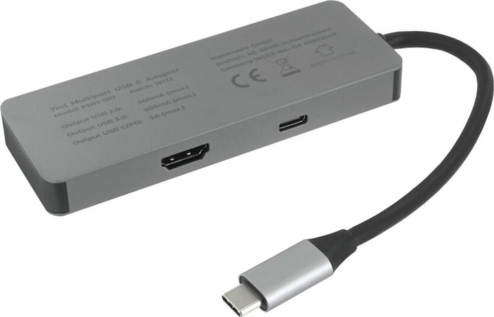 Image du produit prio Adaptateur USB C multiport 7 en 1 (USB, USB)