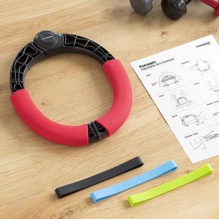 Productafbeelding InnovaGoods Verstelbaar trainingsapparaat voor armen en benen (0.26 m, Gemakkelijk, Medium, Sterk)