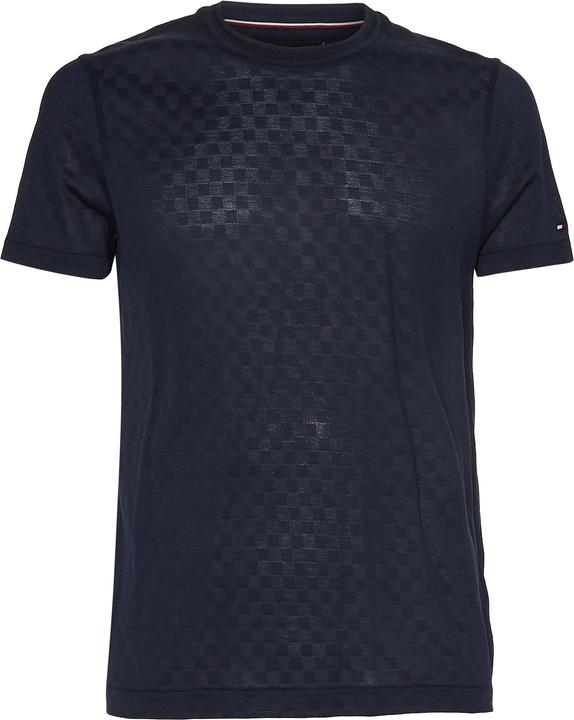 Actual product image Tommy Hilfiger Dressed Casual Tonal Gingham Tee (XS)