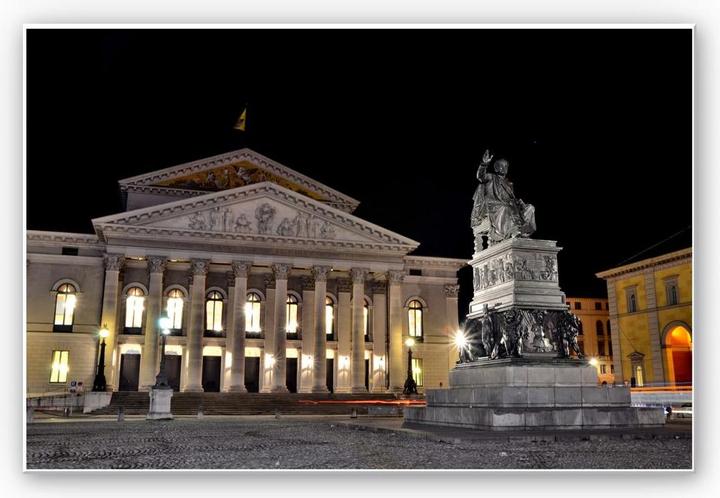 Immagine prodotto Trenddeko Opera di Stato bavarese Monaco di Baviera (30 x 20 cm)