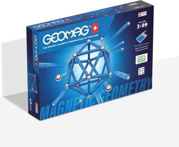 Image du produit Geomag Μαγνητικό Παιχνίδι Κατασκευών Classic Magnetic Geometry 48τμχ PF.510.282.00