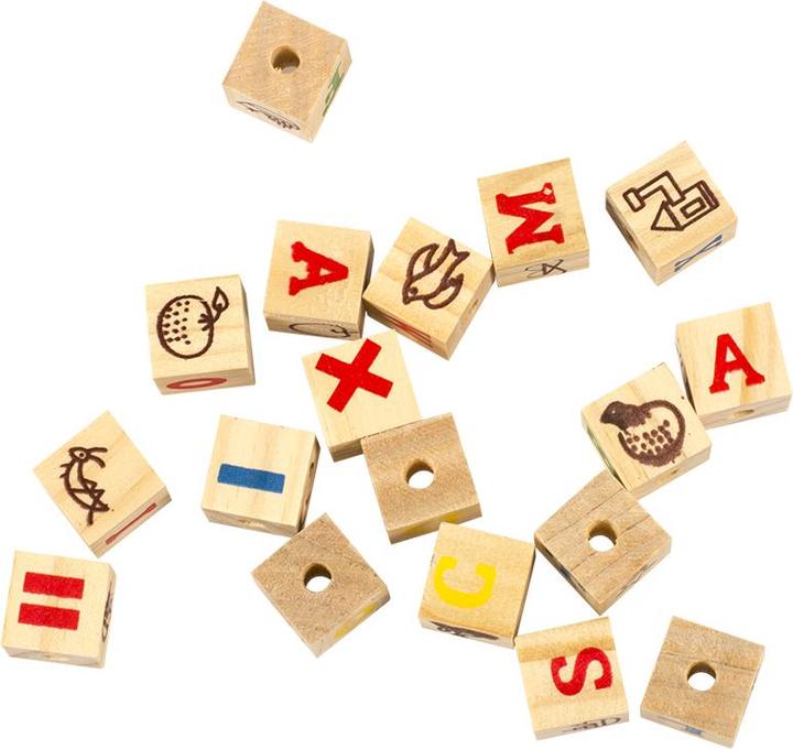 Actual product image Duvoplus wooden toy cubes for rodents smart (x18)