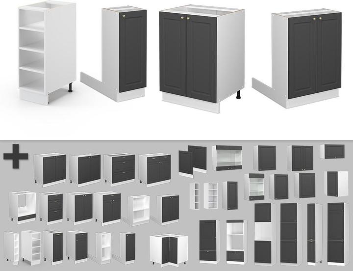 Produktbild Vicco Kücheninsel Fame-Line (90 x 60 x 82 cm)