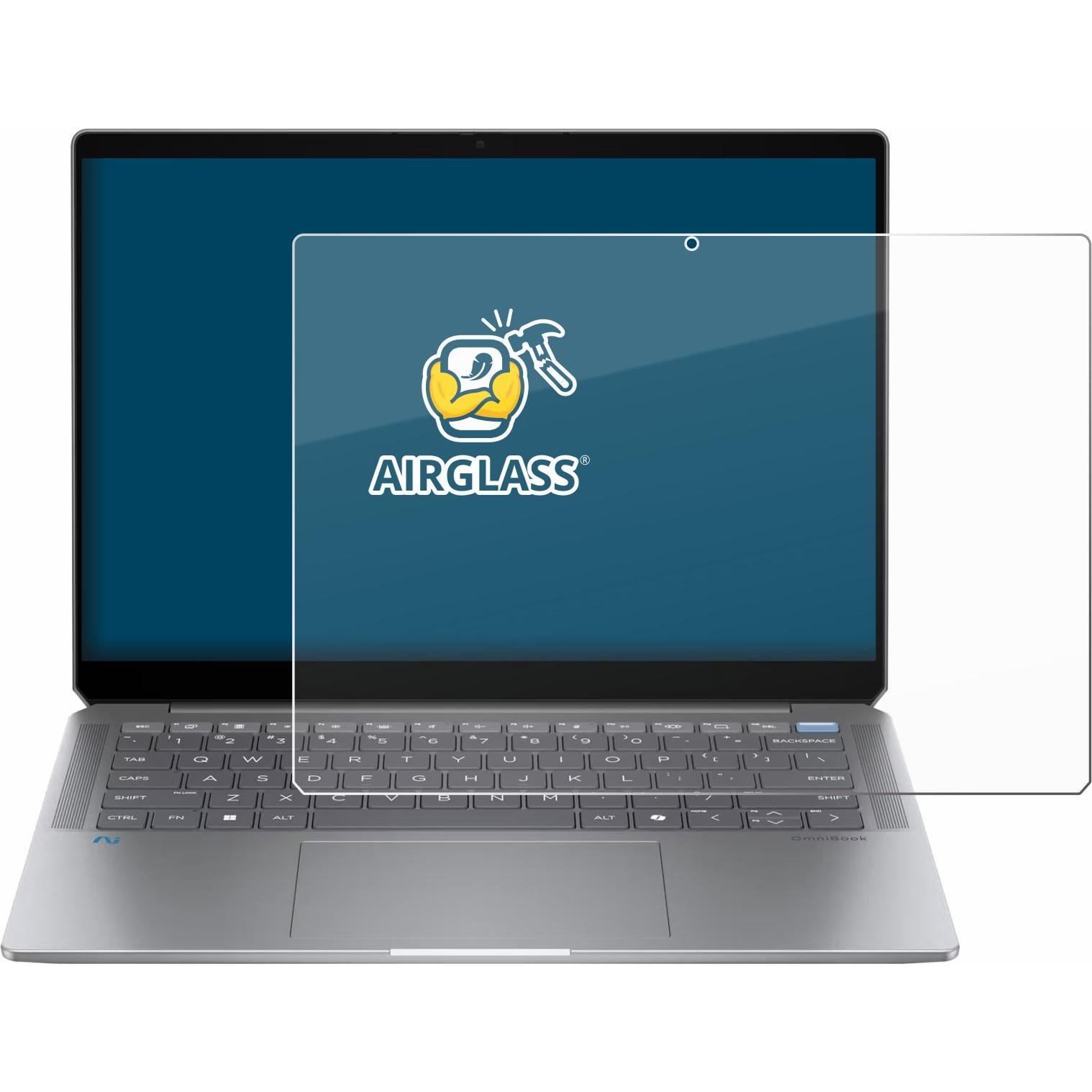 Thumbnail - BROTECT Schutzglas Schutzfolie Glas Folie Displayschutz klar (1"), Notebook Schutzfolie