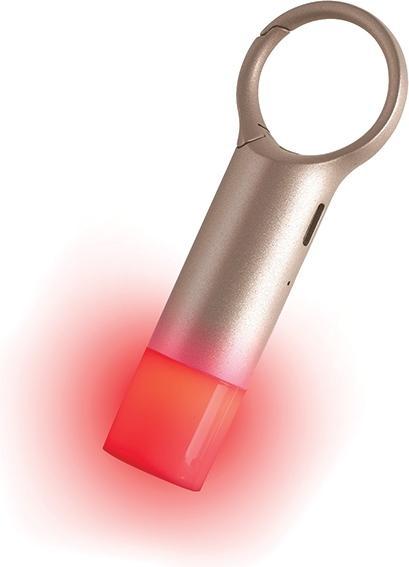 Actual product image Lexon Nomaday Flash Brelok LED złoty/gold LL137D