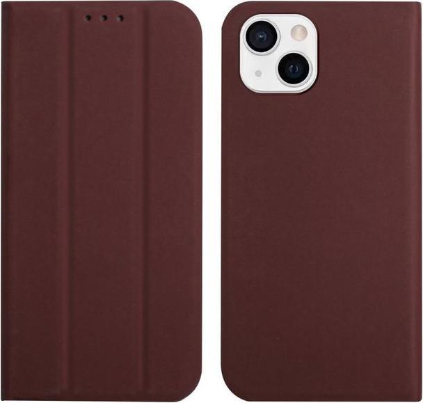 Actual product image MU Classic Triple fold leather book cover sleeve (Apple iPhone 13 mini)
