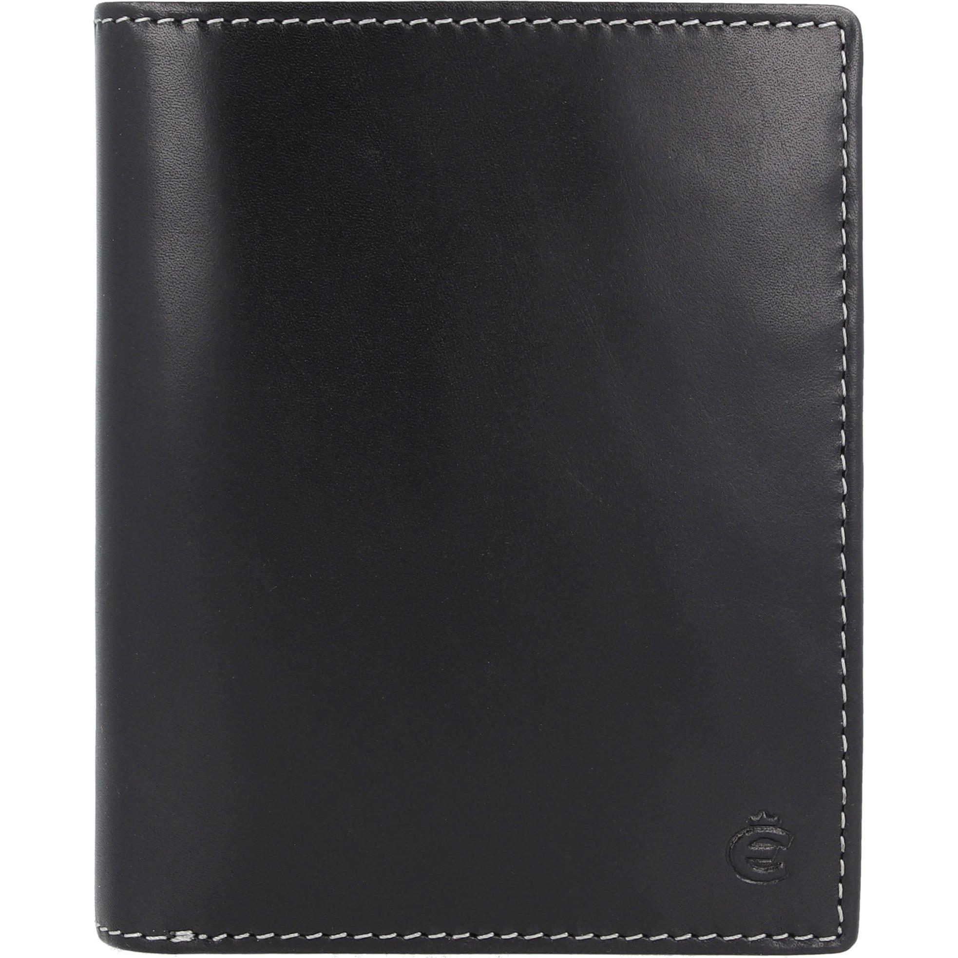 Thumbnail - Esquire, Herren, Portemonnaie, Dallas Geldbörse RFID Schutz Leder 10.5 cm, Schwarz