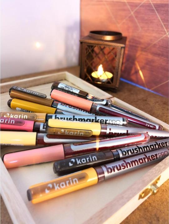Actual product image Karin PRO - Brush Marker (12x)