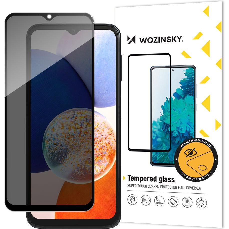 Wozinsky Vetro Privacy Vetro temperato Samsung Galaxy A14 5G / Galaxy A14 / Galaxy A34 5G con Anti S (1 pz., Samsung Galaxy A14, Samsung Galaxy A14 5G