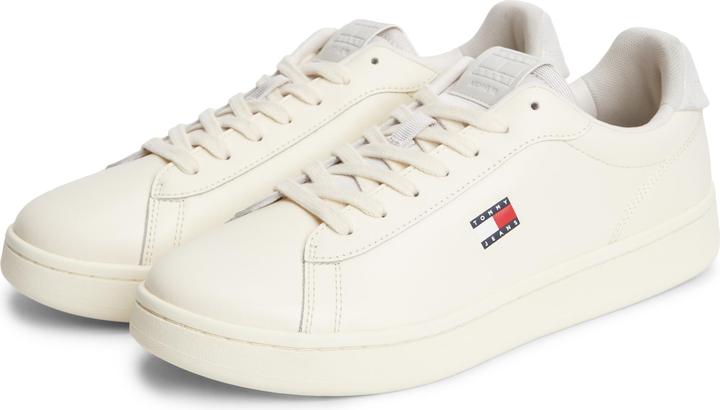Actual product image Tommy Hilfiger White Polyurethane Men's Sneaker (46)