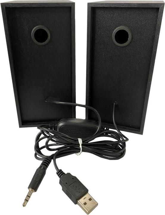 Immagine prodotto Techly Set di altoparlanti in legno per notebook