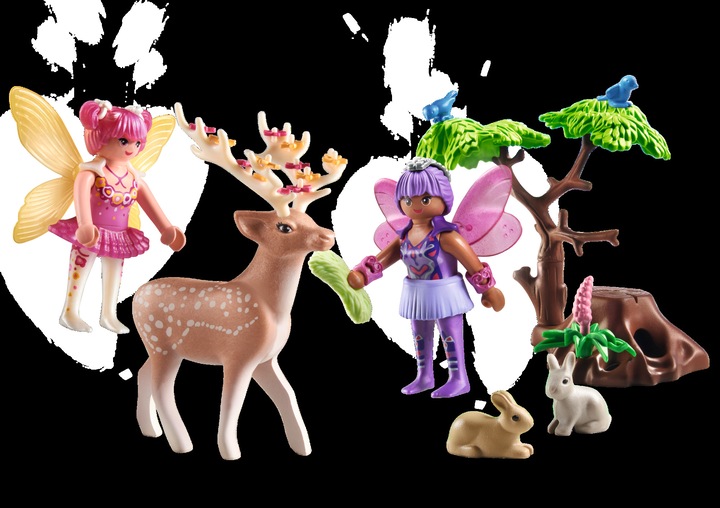 Immagine prodotto Playmobil Fate con simpatici animali della foresta (71800, Playmobil Principessa Magica)