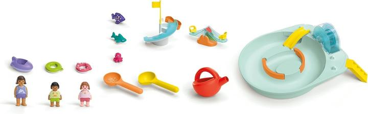 Productafbeelding Playmobil Aqua Wasserbahn mit Wasserspielplatz (71654, Playmobil Junior)