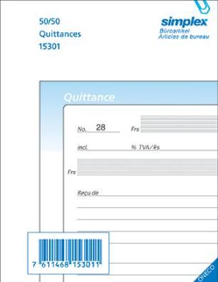 Image du produit Simplex Reçus en français (150x)