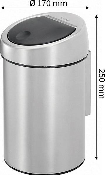 Actual product image Brabantia Touch Bin (3 l)
