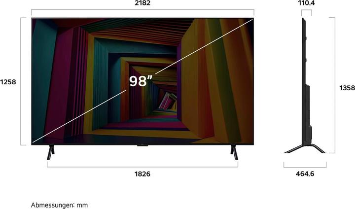 Immagine prodotto LG 98UT91006LA Ultra HD HDR LED-TV 98 (248 cm) (98", LED, 4K)