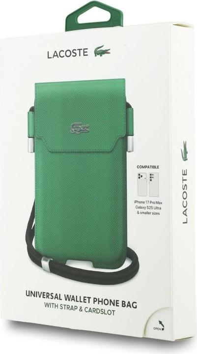 Produktbild Lacoste Universal Crossbody Phone Pouch - Petit Pique - Estragon Green